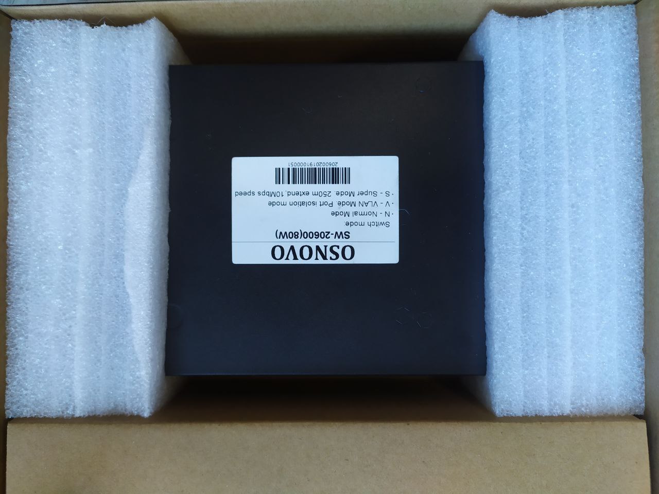 Комутатор OSNOVO SW-20600(80W) б/у б/s/n на проверку