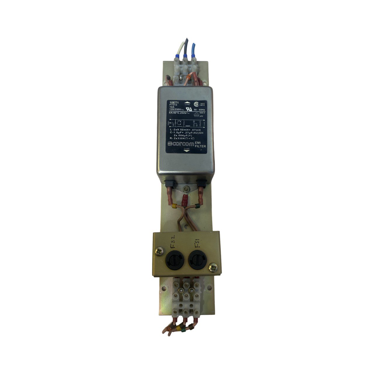 Фильтр электропитания Corcom 10ET1 F7313 120/250V s.n. СПБ-564641, б.у, на проверку