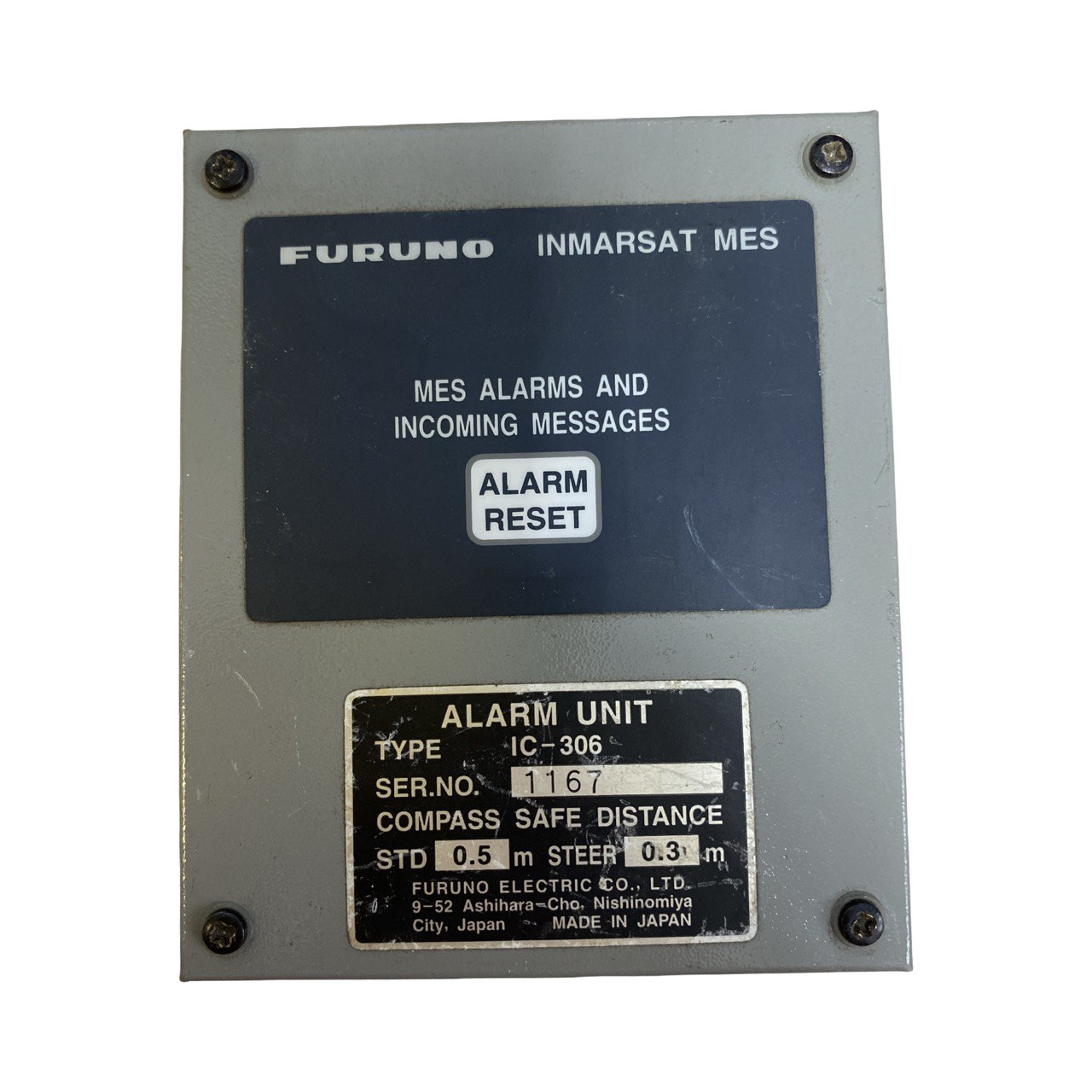 Furuno Alarm Unit IC-306 s.n: 1167, б.у, на проверку