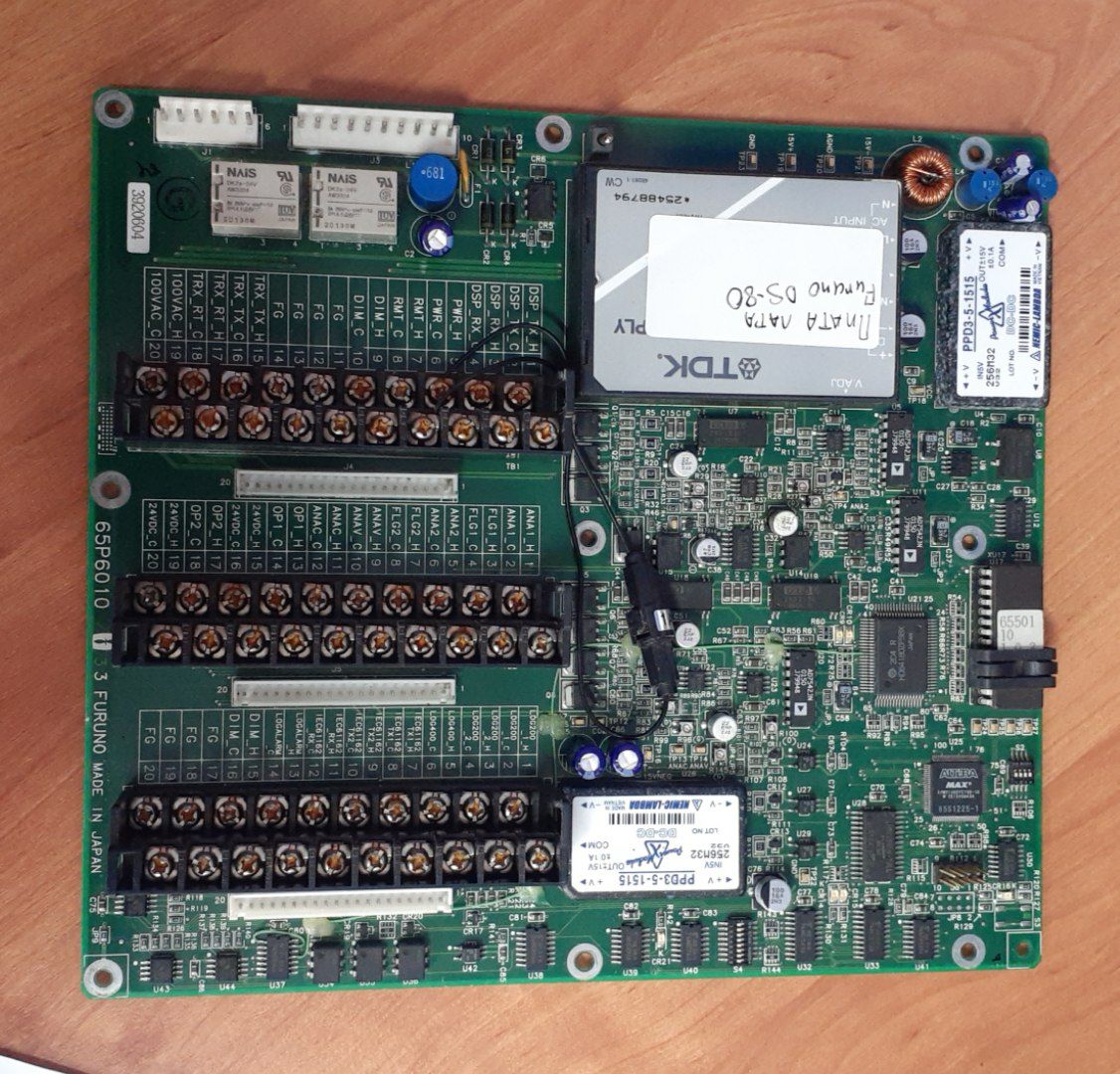 Плата лага FURUNO DS-80, p.n 65P6010, s.n 3920604, б.у, на проверку