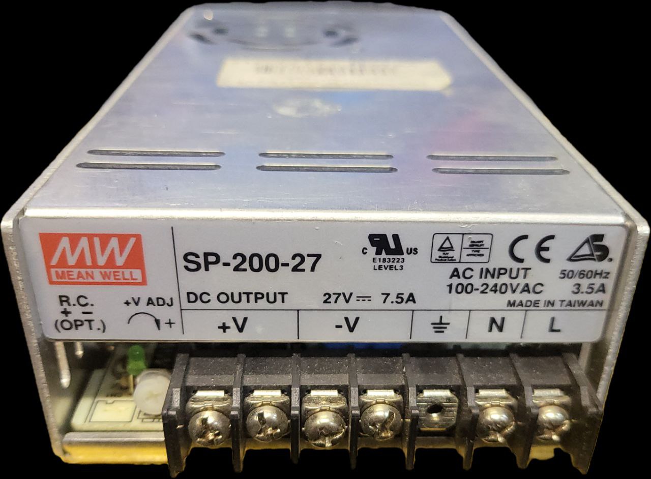Блок питания SP-200-27, s.n A55179012, б.у, не рабочее