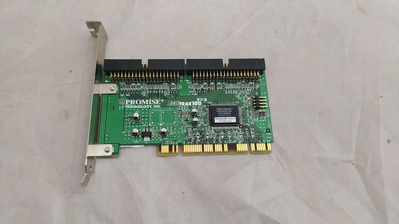 Плата PCI FastTrak100 TX2 б.у. s.n L51032406015 на проверку