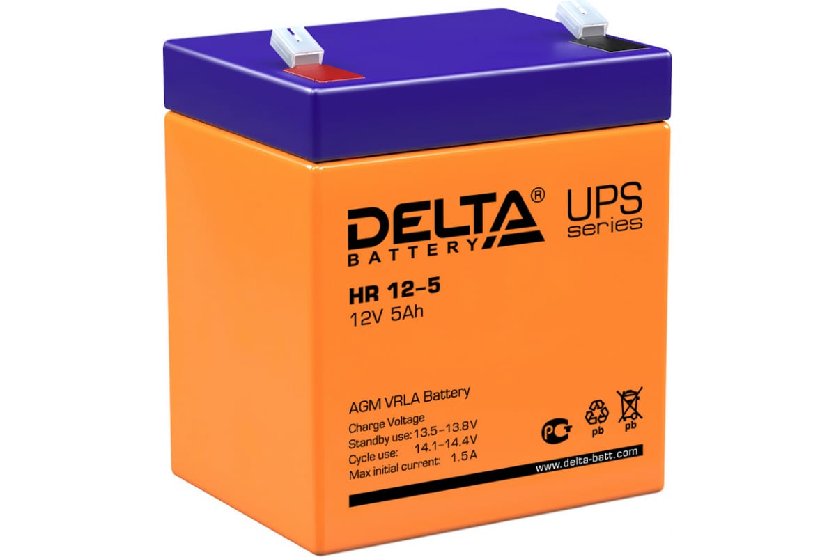 Аккумуляторная батарея DELTA HR 12-5