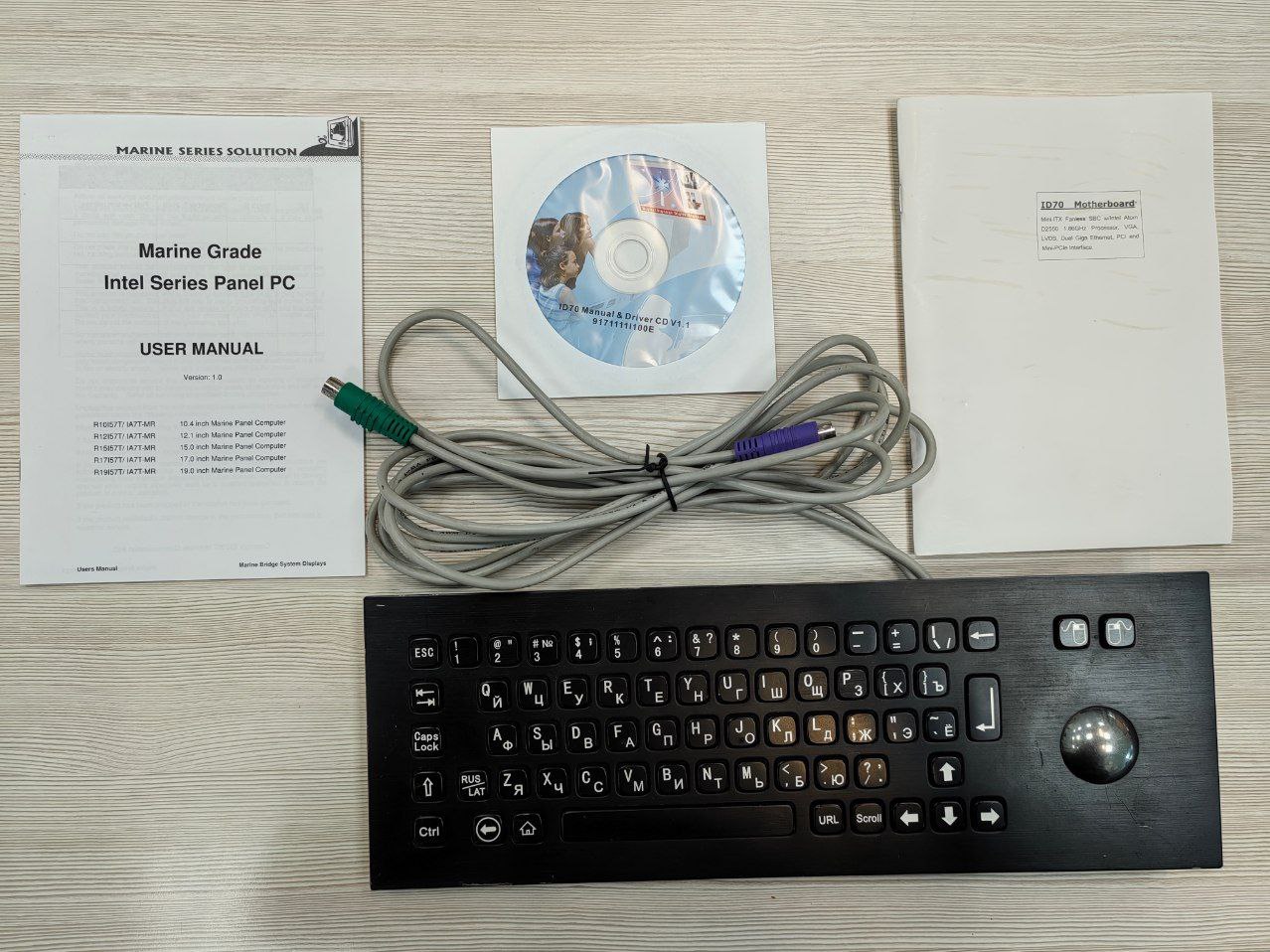 Встраиваемая антивандальная клавиатура Key Technology K-TEK-A361-MTB, s.n A361-MTB201010110465, б.у, на проверку