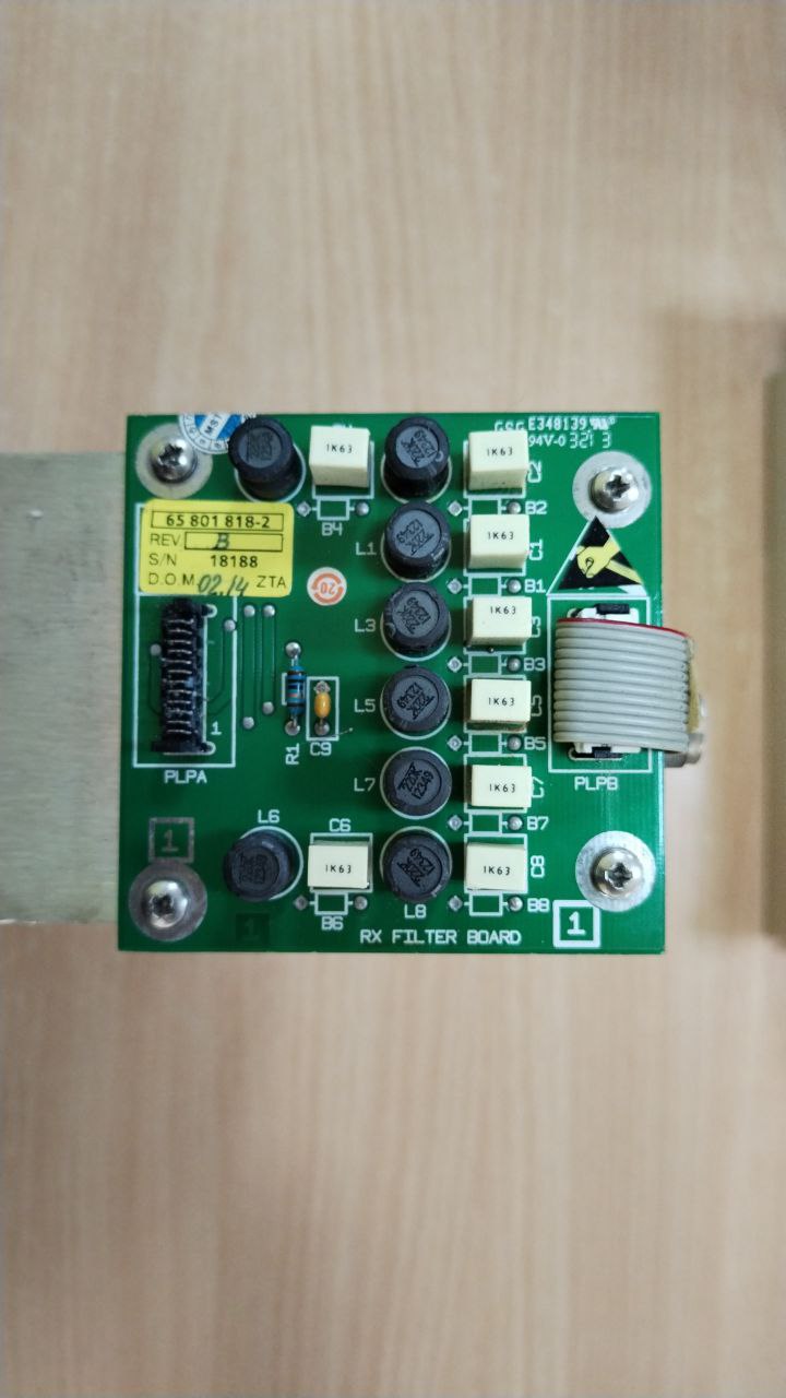 Плата RX Filter Board 65801818-2, s.n 18188, б.у, на проверку