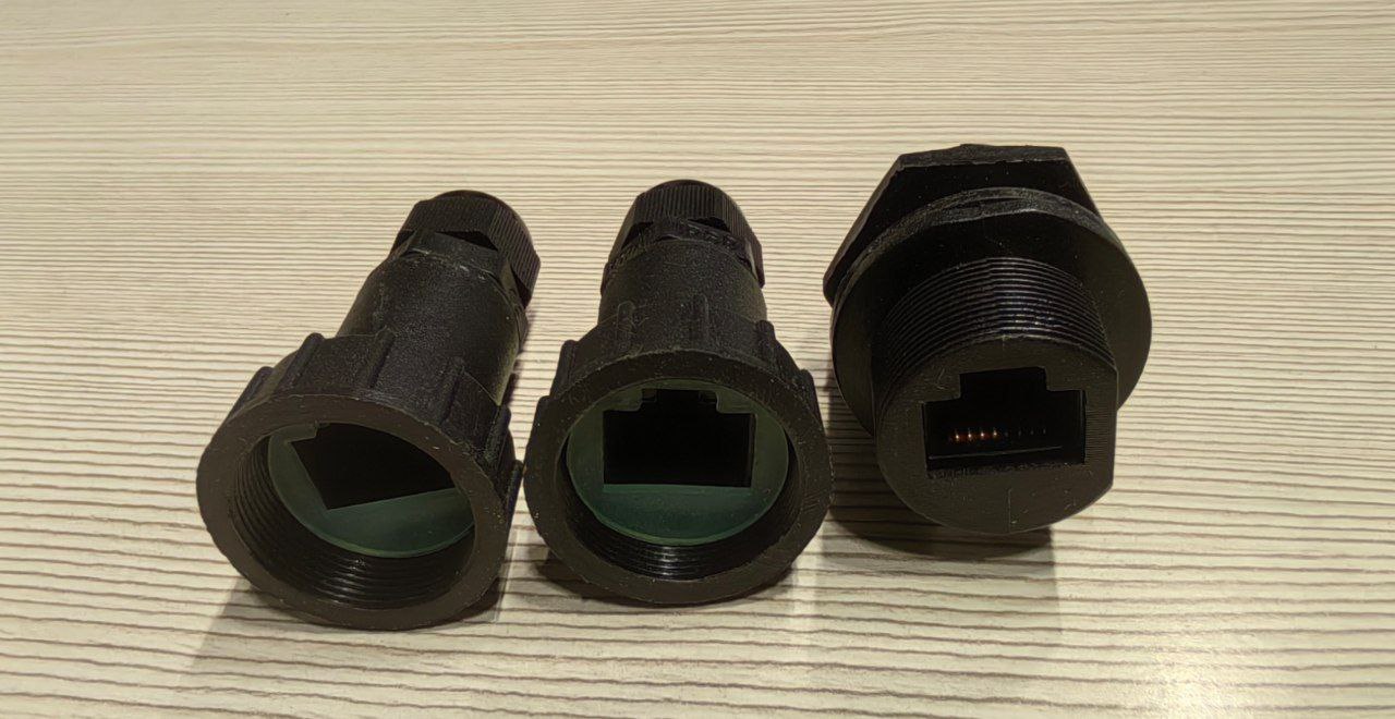 Кабельное соединение RJ45 IP68
