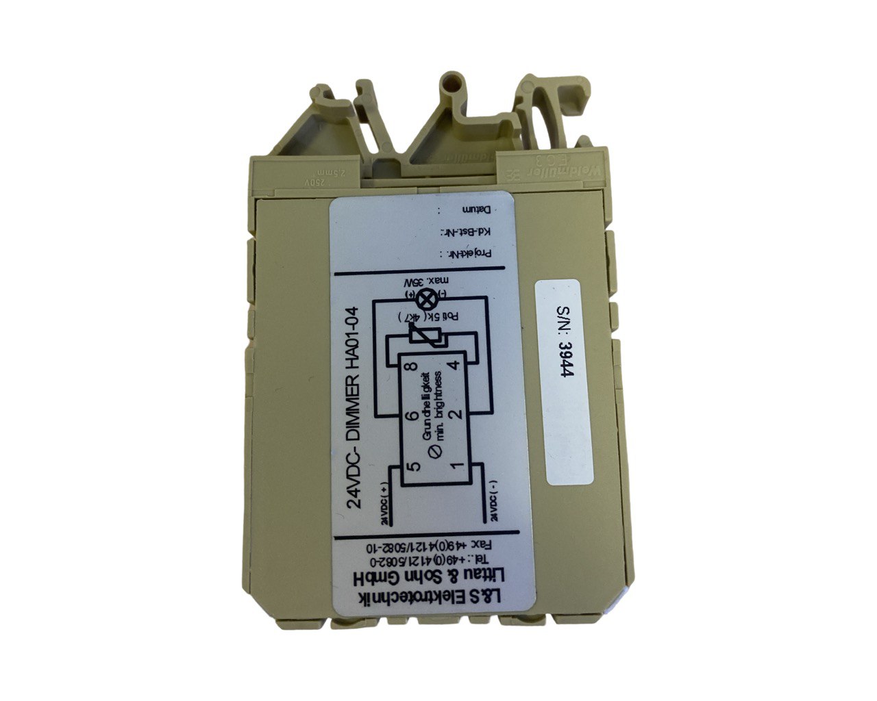 Диммер Littau Sohn HA01-04 24VDC s.n 3944, б.у, на проверку