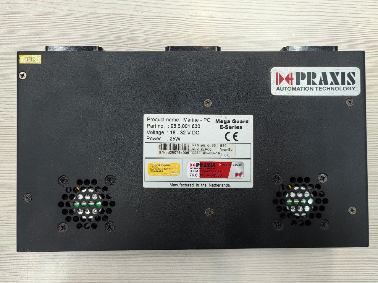 Marine- PC Praxis 98.6.001.830, s.n W25078/008, б.у, рабочее