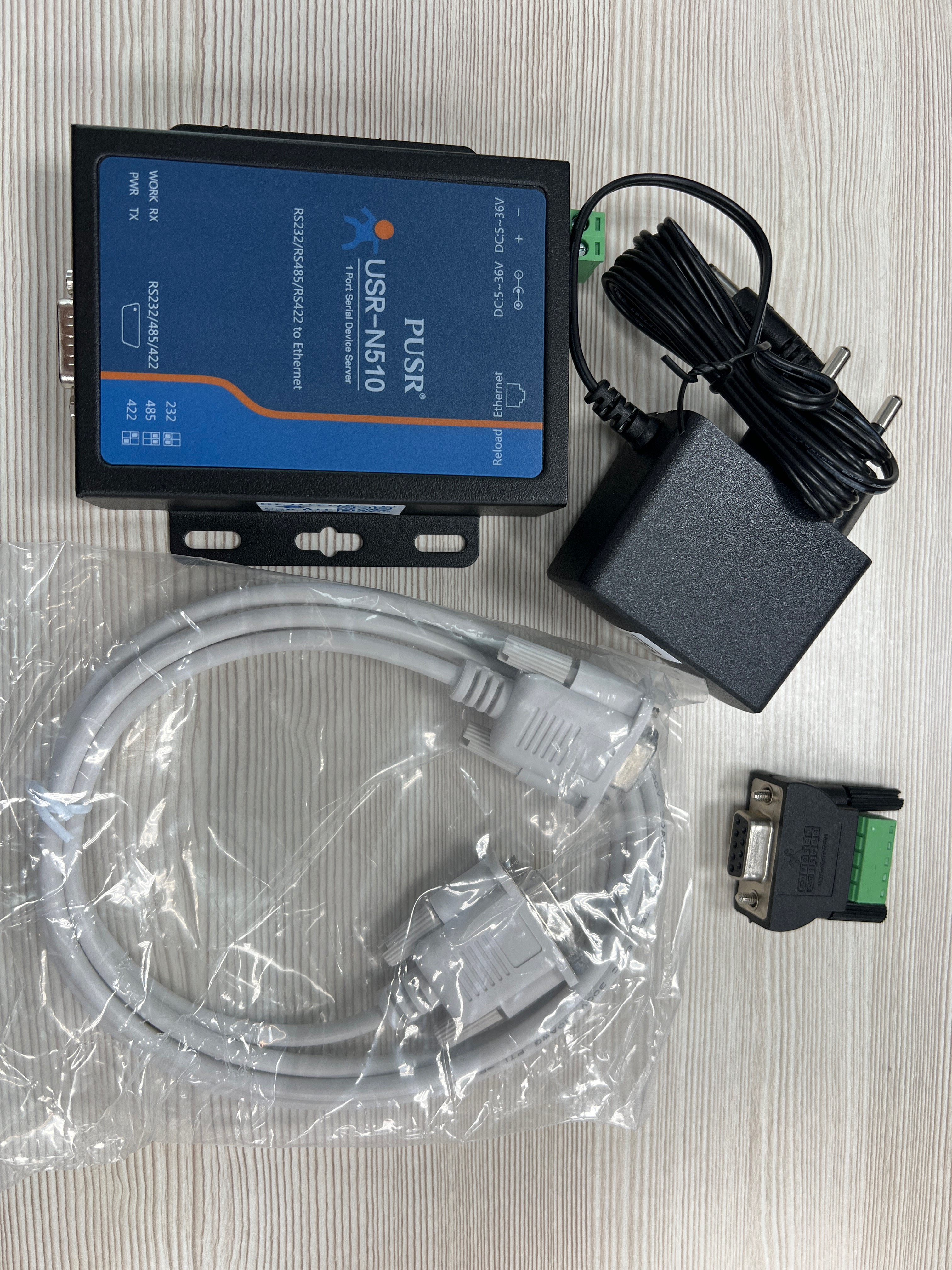 Преобразователь RS232/485/422 в Ethernet USR-N510-H7