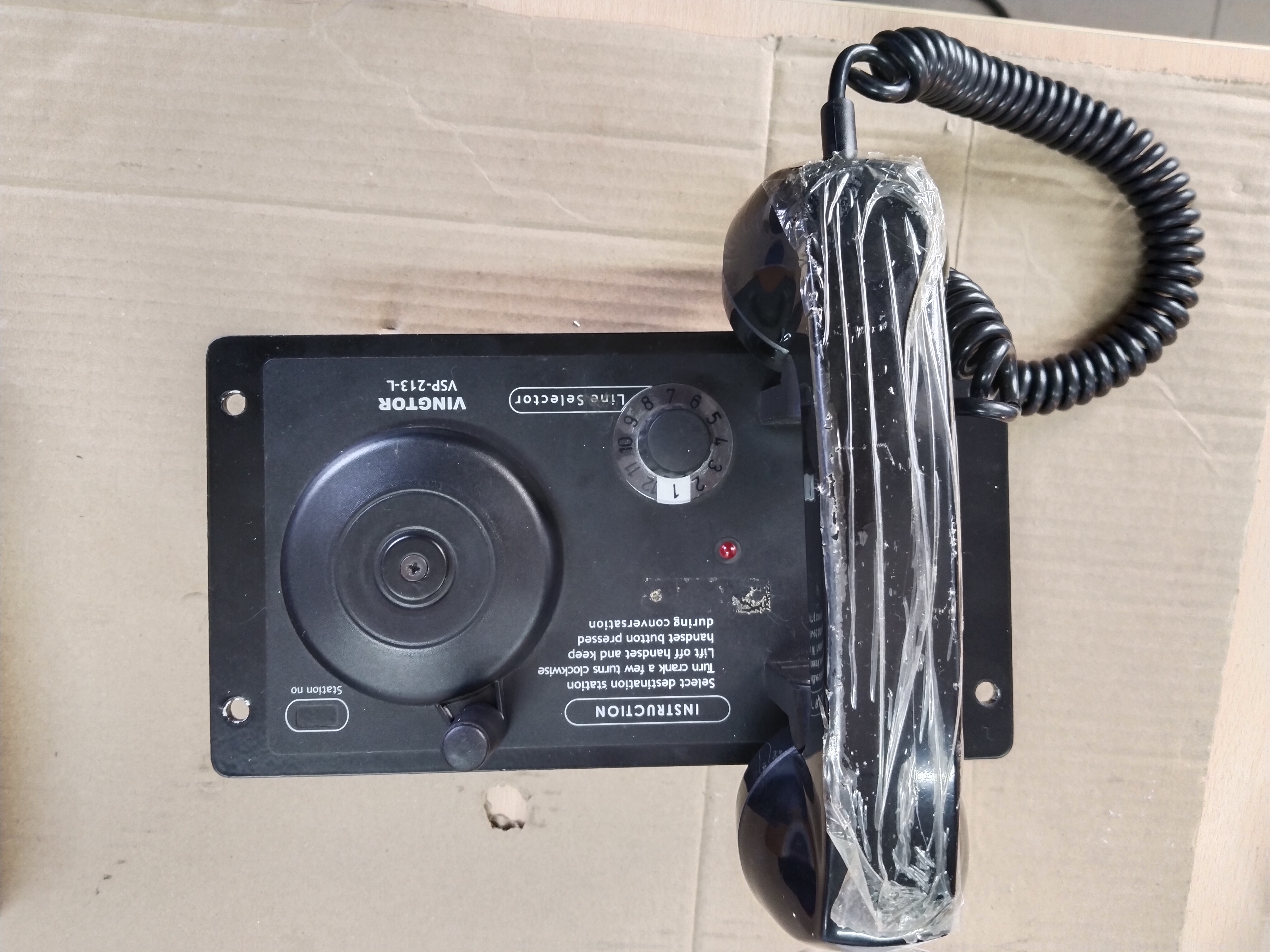 Система безбатарейной телефонной связи Vingtor Zenitel VSP-213-L, s.n 06012510000043, б.у, на проверку