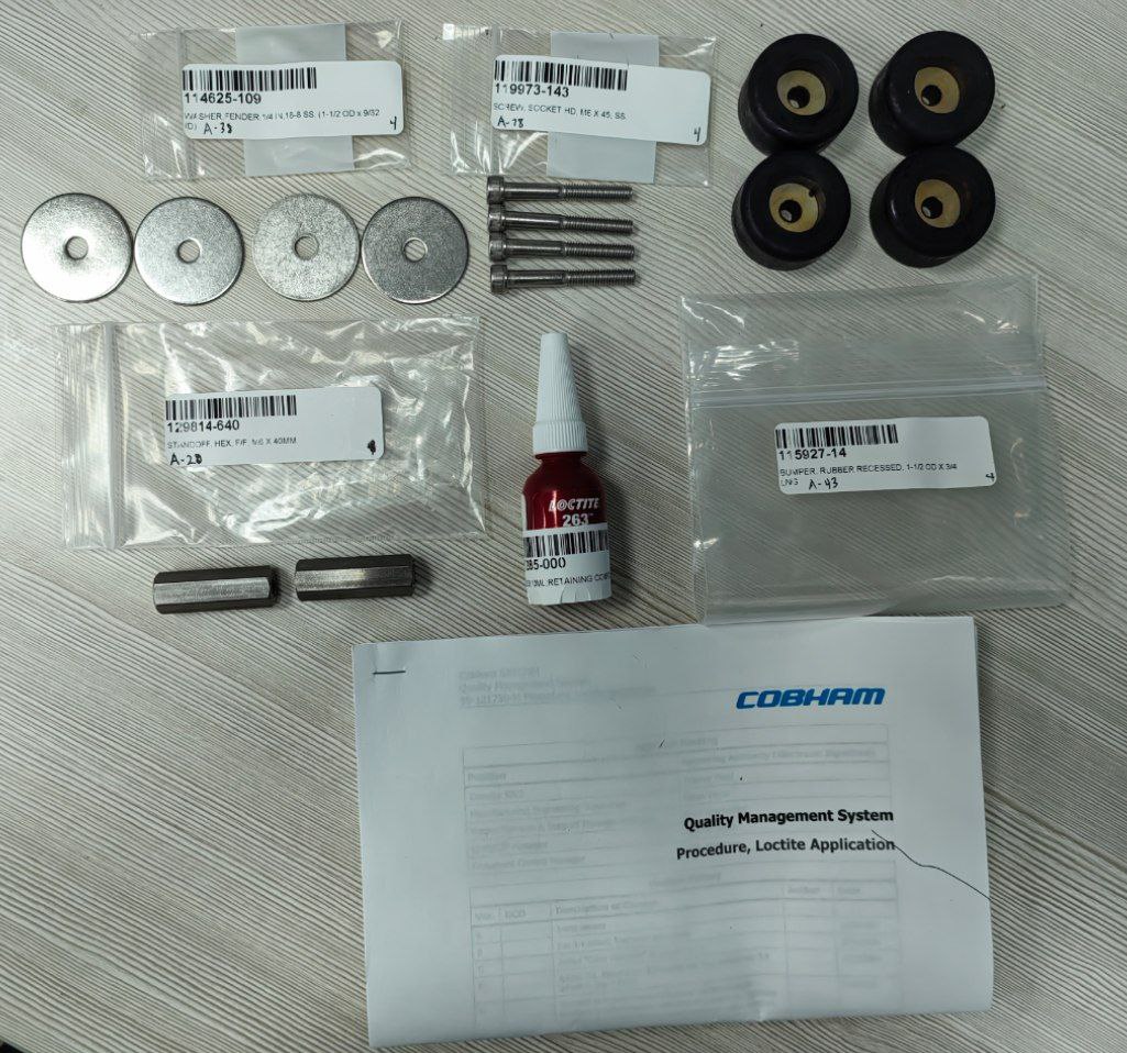 Ремкомплект S-129978-1, replace kit rubber bumper 4009,3612,4012 - 4 Per