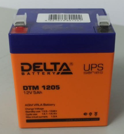 АКБ Delta DTM 1205 Дата установки: