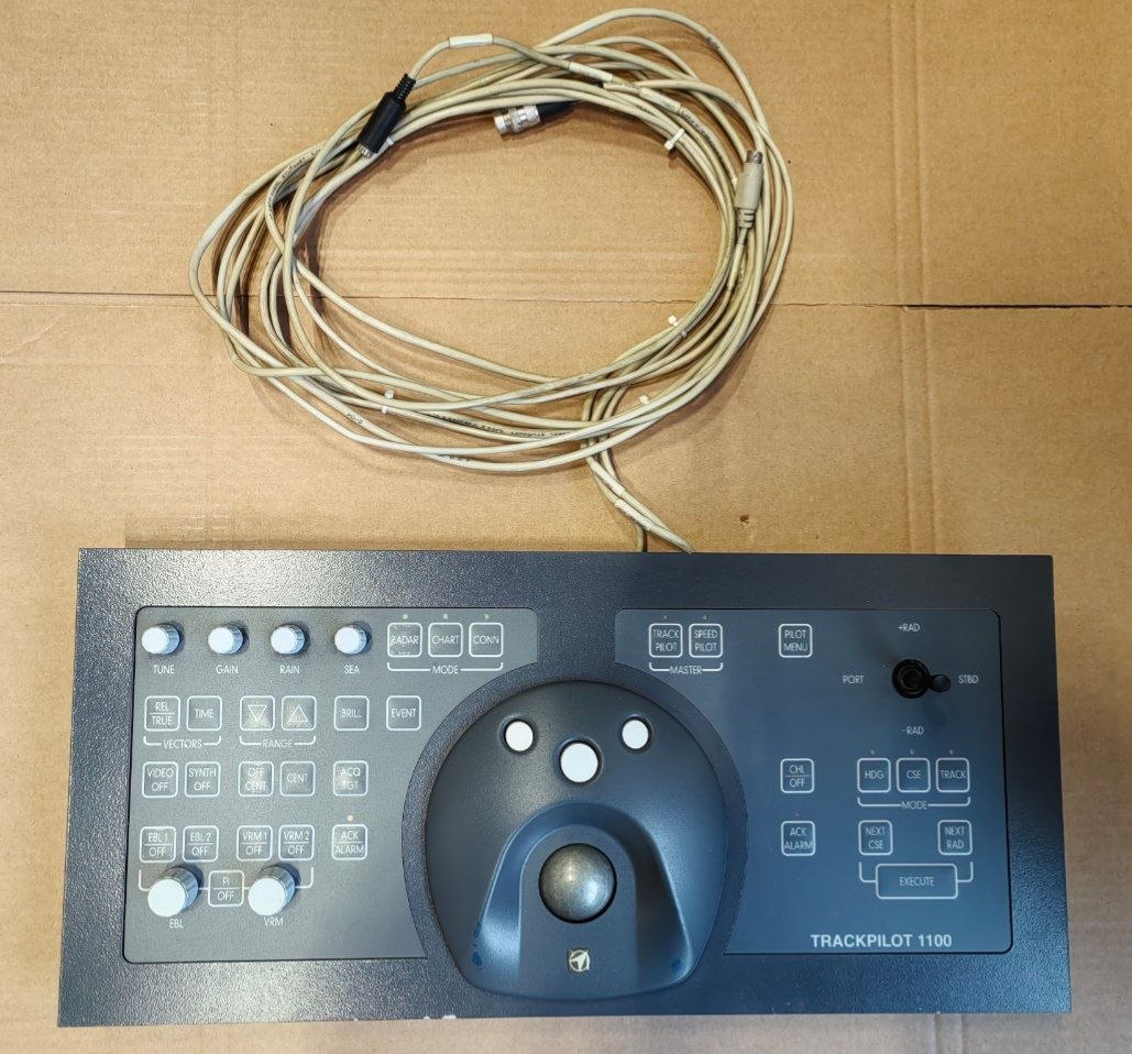 Клавиатура с трекболом STN ATLAS BD 3027, S-Band, RadarPilot 1000, s.n 121/31617, б.у, на проверку