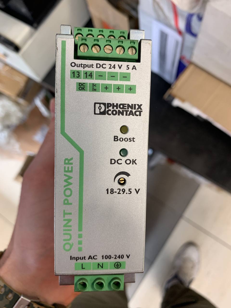 Power Supply Quint-PS/1AC/24DC/5 s/n 0000200115 б.у рабочее