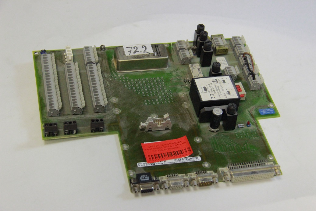 Плата выходов для радара ATLAS 1000 GE 3044 G 206, s.n 2571303, б.у, на проверку