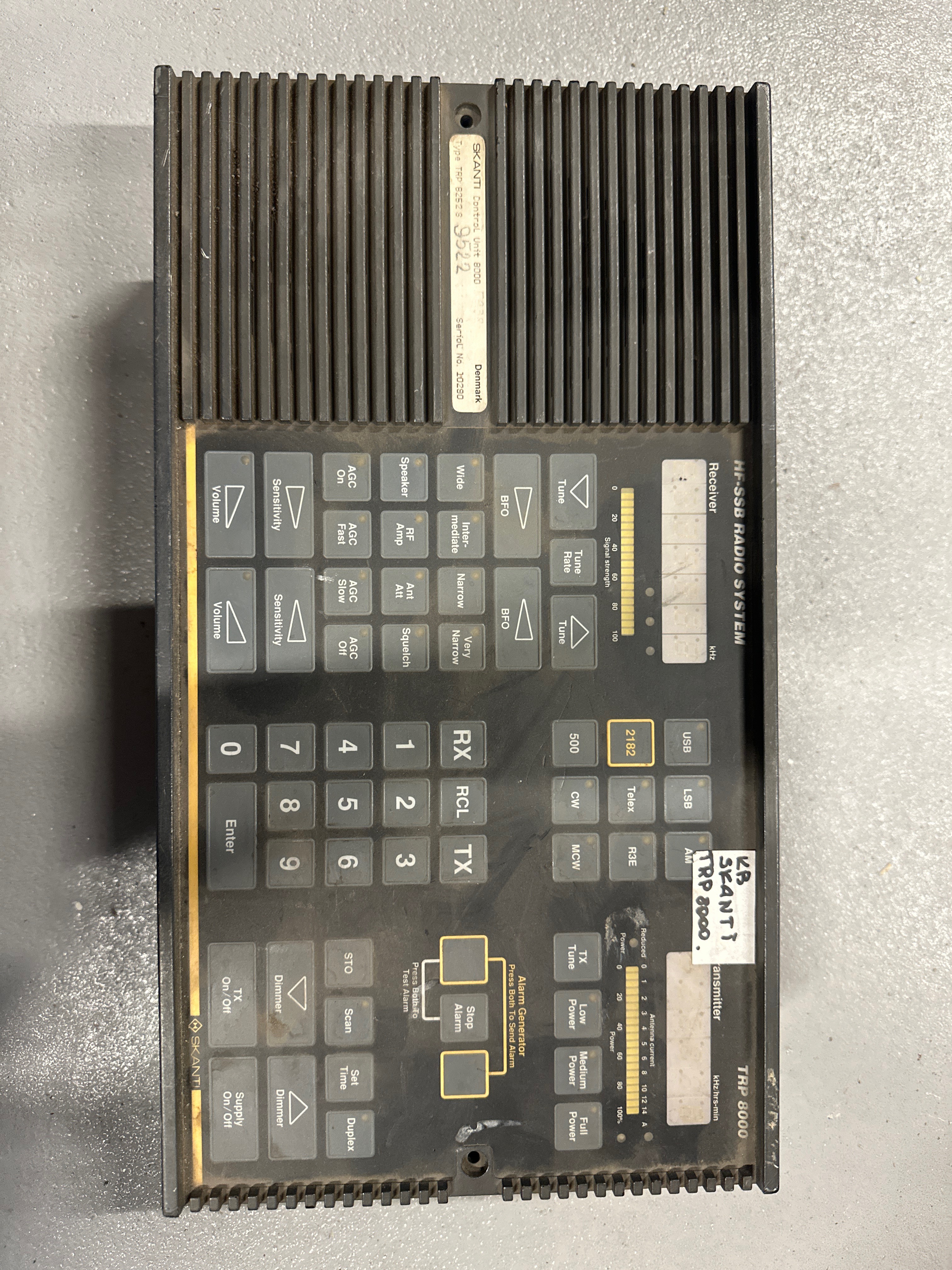 Панель управления SKANTI 8000 TRP 8252 S, s.n 10290, б.у, на проверку