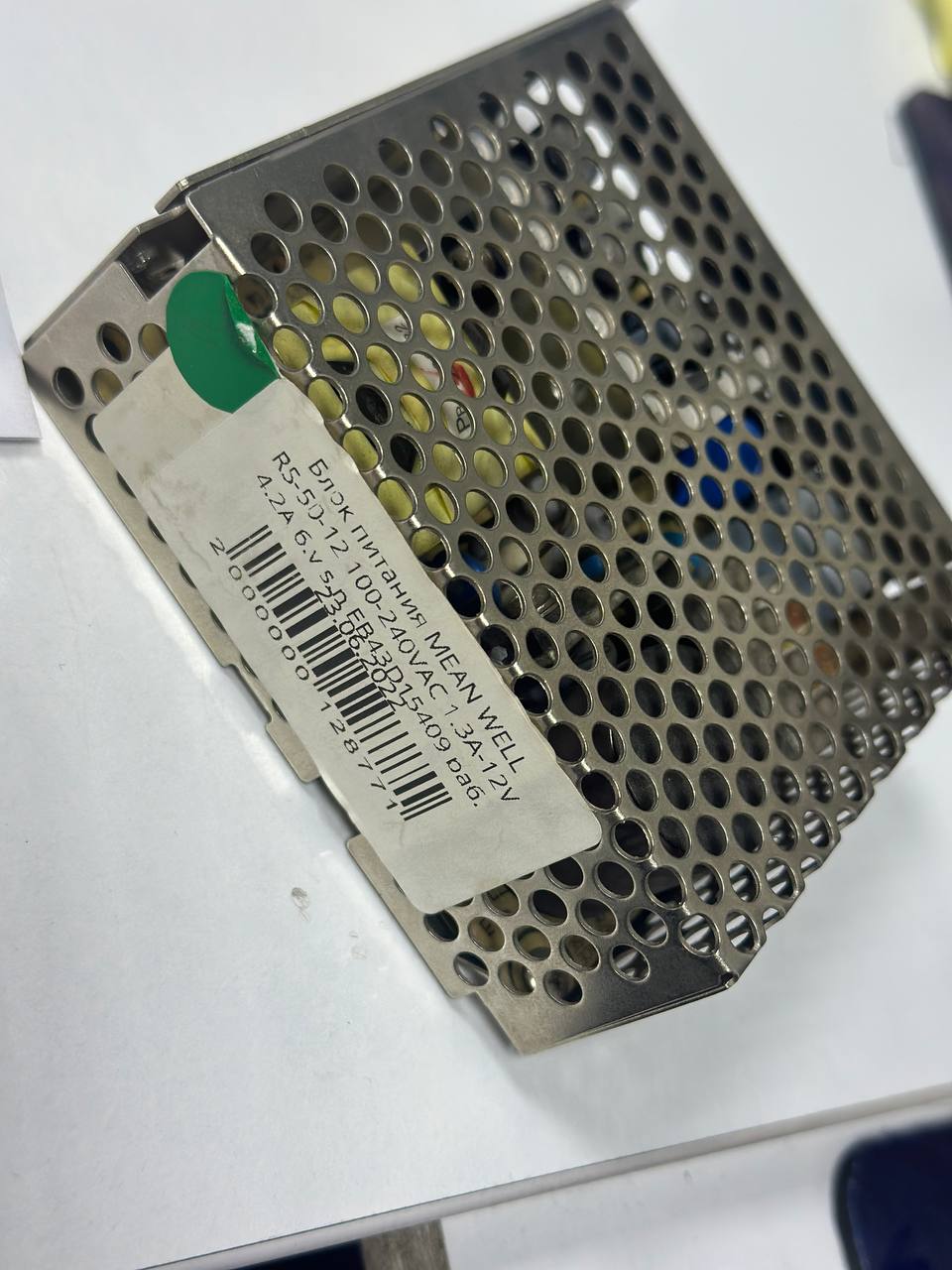 Блок питания MEAN WELL RS-50-12 100-240VAC 1.3A-12V 4.2A s.n EB43D15409 б.у рабочее