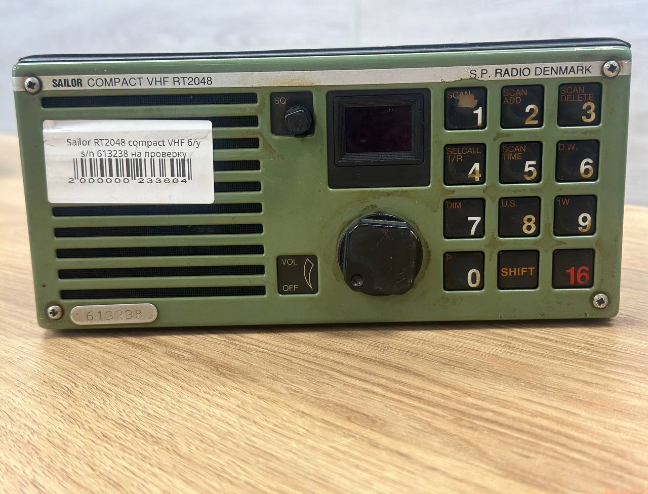 Sailor RT2048 compact VHF s.n 613238, б.у, на проверку