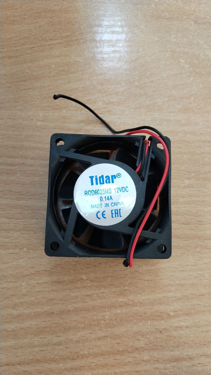 Вентилятор 12VDC 60х60х25 RQD6025MS