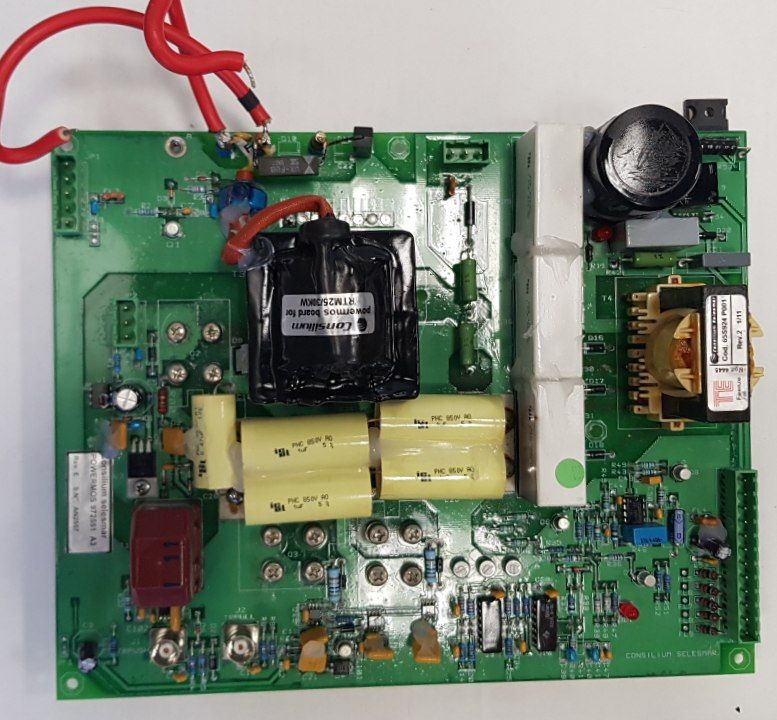 Плата Consilium selesmar Powermos 972551 A3 б.у s.n AN2557 на проверку