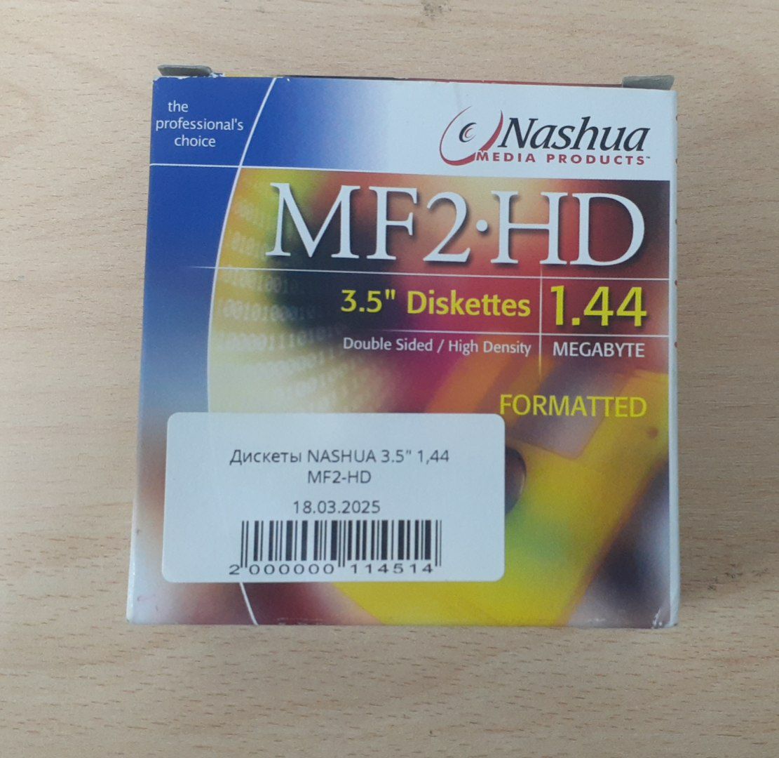 Дискеты NASHUA 3.5" 1,44 MF2-HD