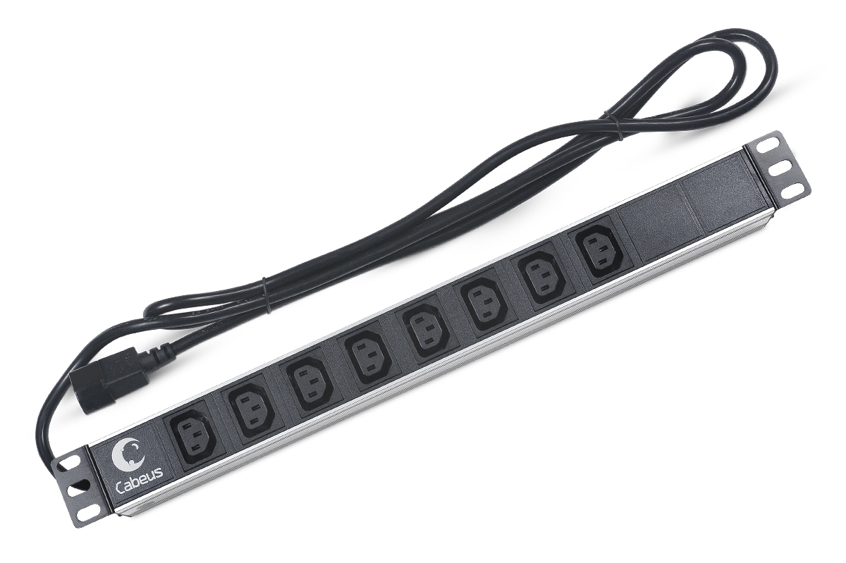 Блок розеток Cabeus PDU-8I-2IEC для 19" шкафов
