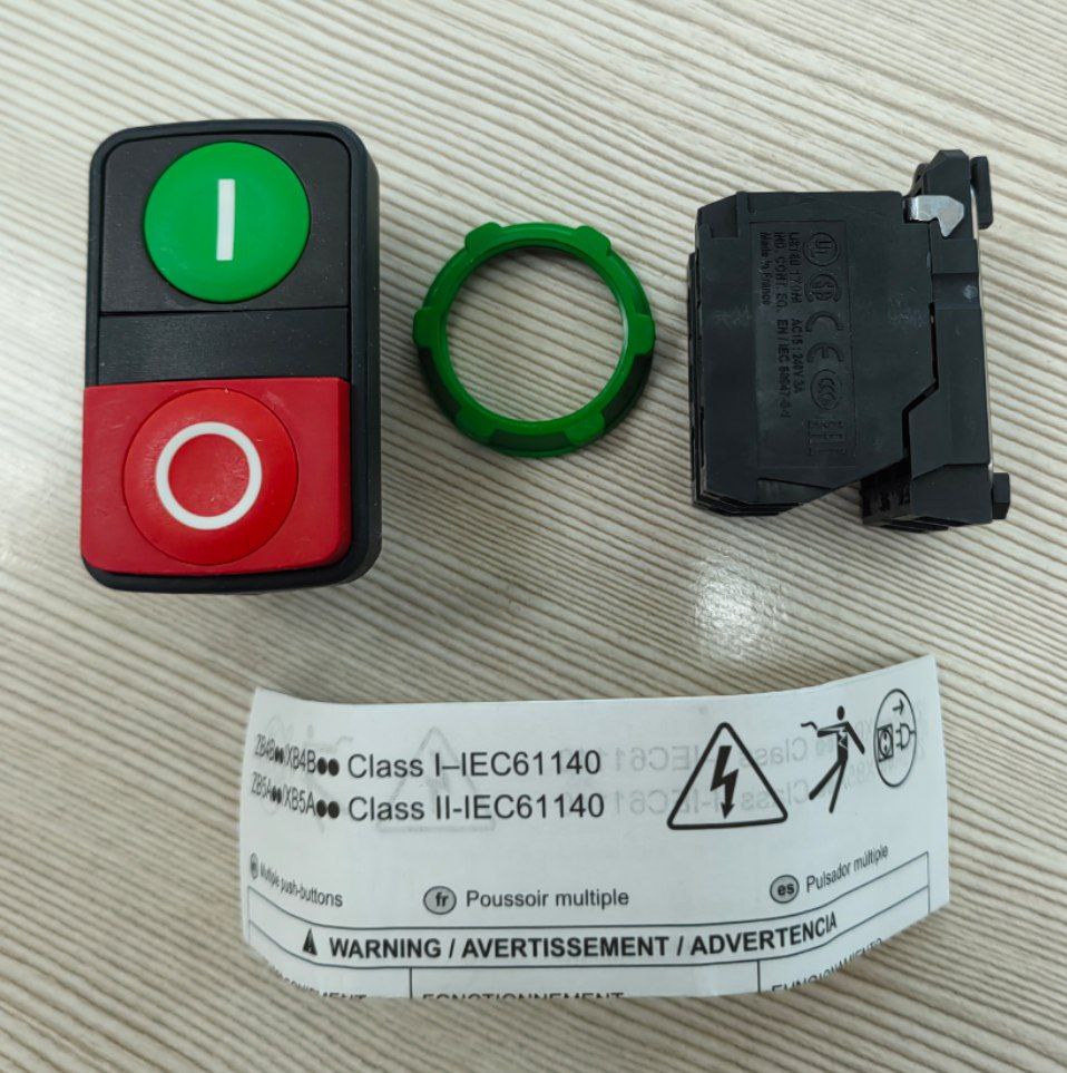 Переключатель Schneider Electric XB5AL73415, Switch: double; Stabl.pos: 1; NC + NO; 3A/240VAC; 0.55A/125VDC