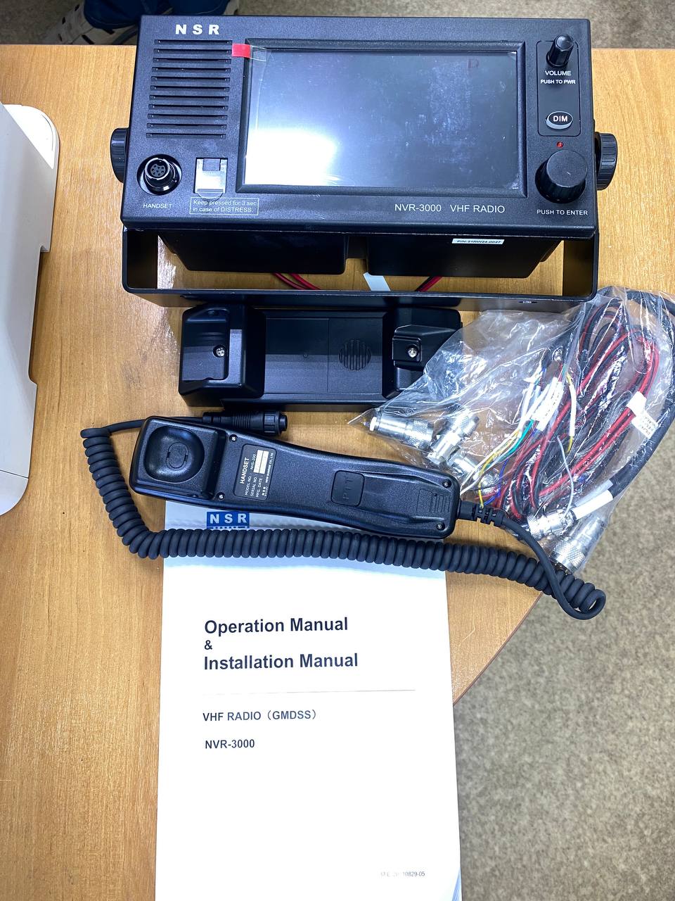 УКВ РАДИОСТАНЦИЯ NSR NVR-3000 VHF RADIO s.n VR210711 б.у на проверку