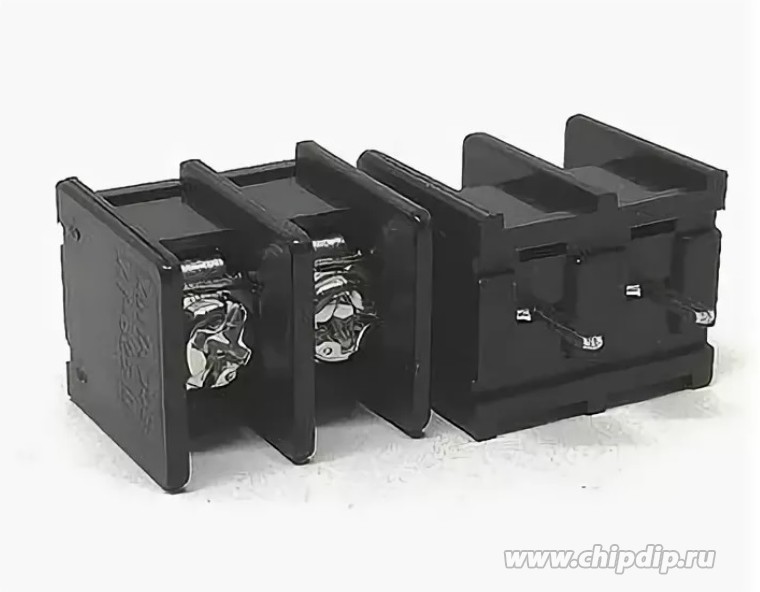 Барьерный клеммный блок на 2 контакта DG25C-B-02P-13-00AH