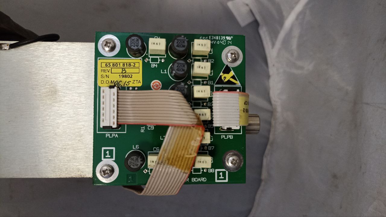 BM Плата RX FILTER 65801818.2 s.n. 19802 б.у рабочее