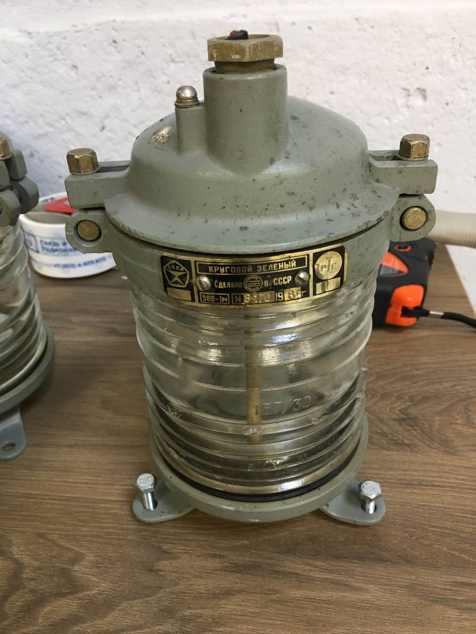 Фонарь круговой зеленый s/n 8170 б.у на проверку