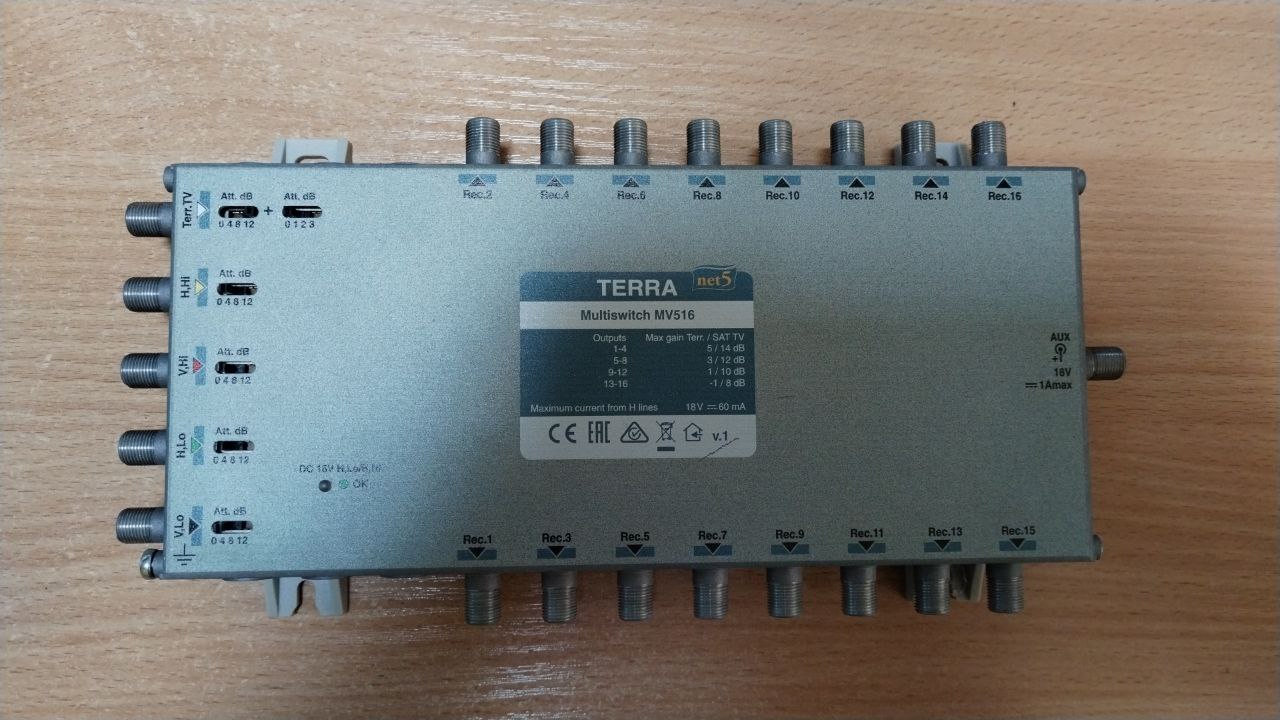 Мультисвич Multiswitch MV516, s/n MV51617081040