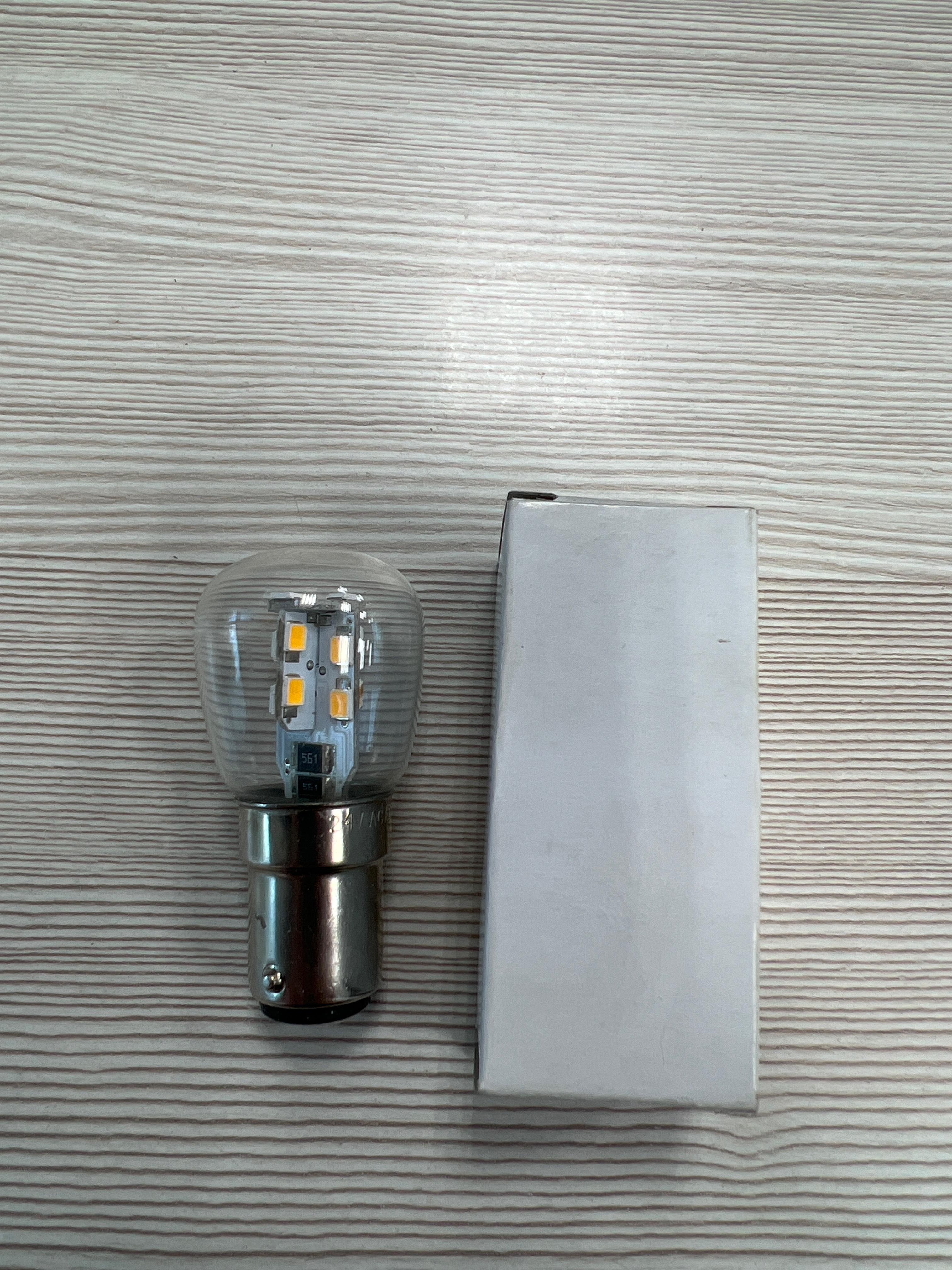 Лампа Ва15d 24V, 2.2W, 4+16Led,  26x55мм