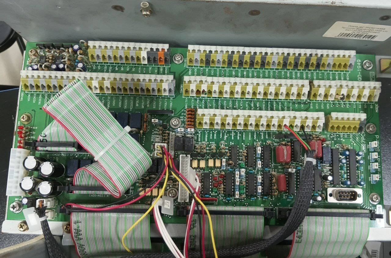 Плата JRC 7PCRD1688B Terminal Board CQD-1949, s.n 041120255, б.у., рабочее