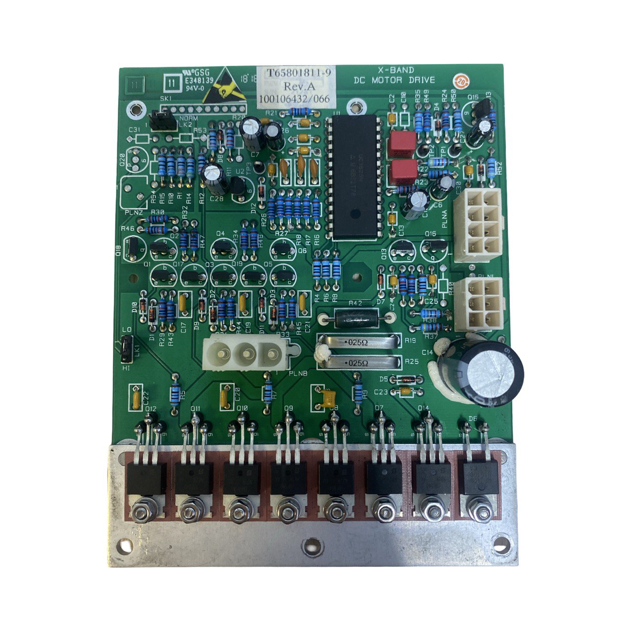 Плата X-Band DC Motor Drive T65801811-9 Rev. A s.n 100106432/066, б.у, рабочее