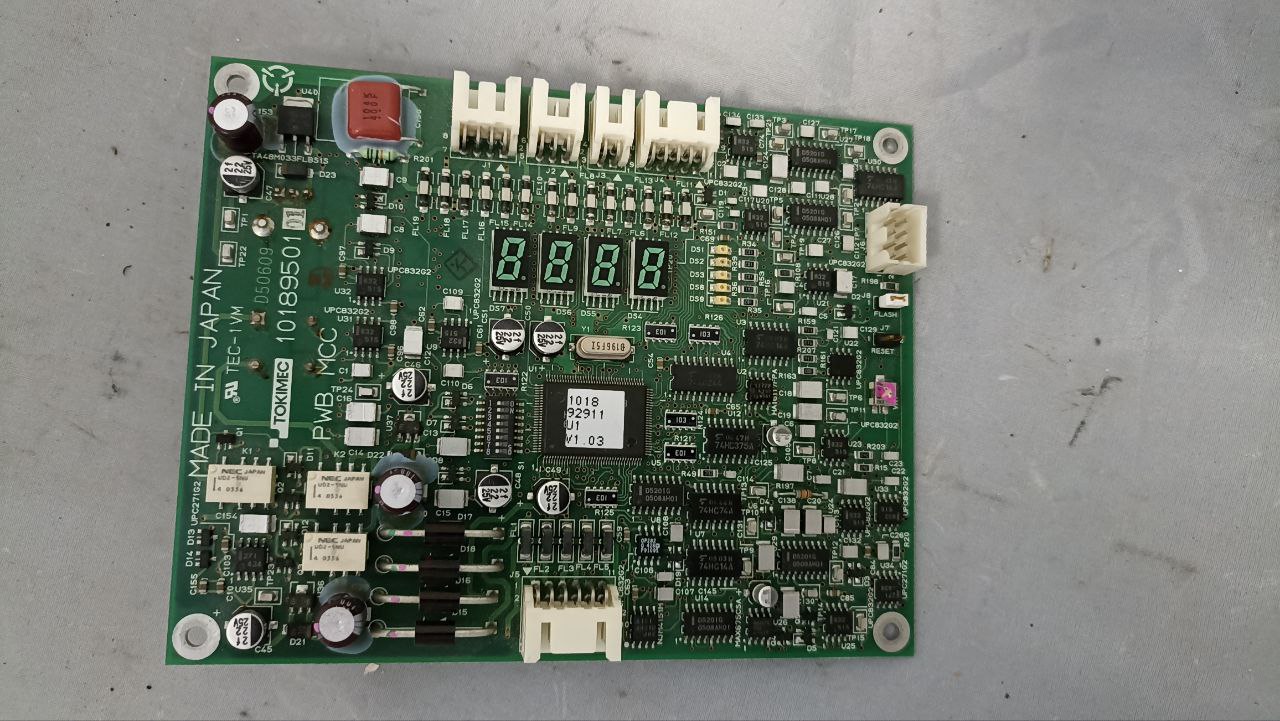 Плата Tokimec TG8000 MCC PWB 10189501, p.n. 10189501 s.n. 6140002 раб.