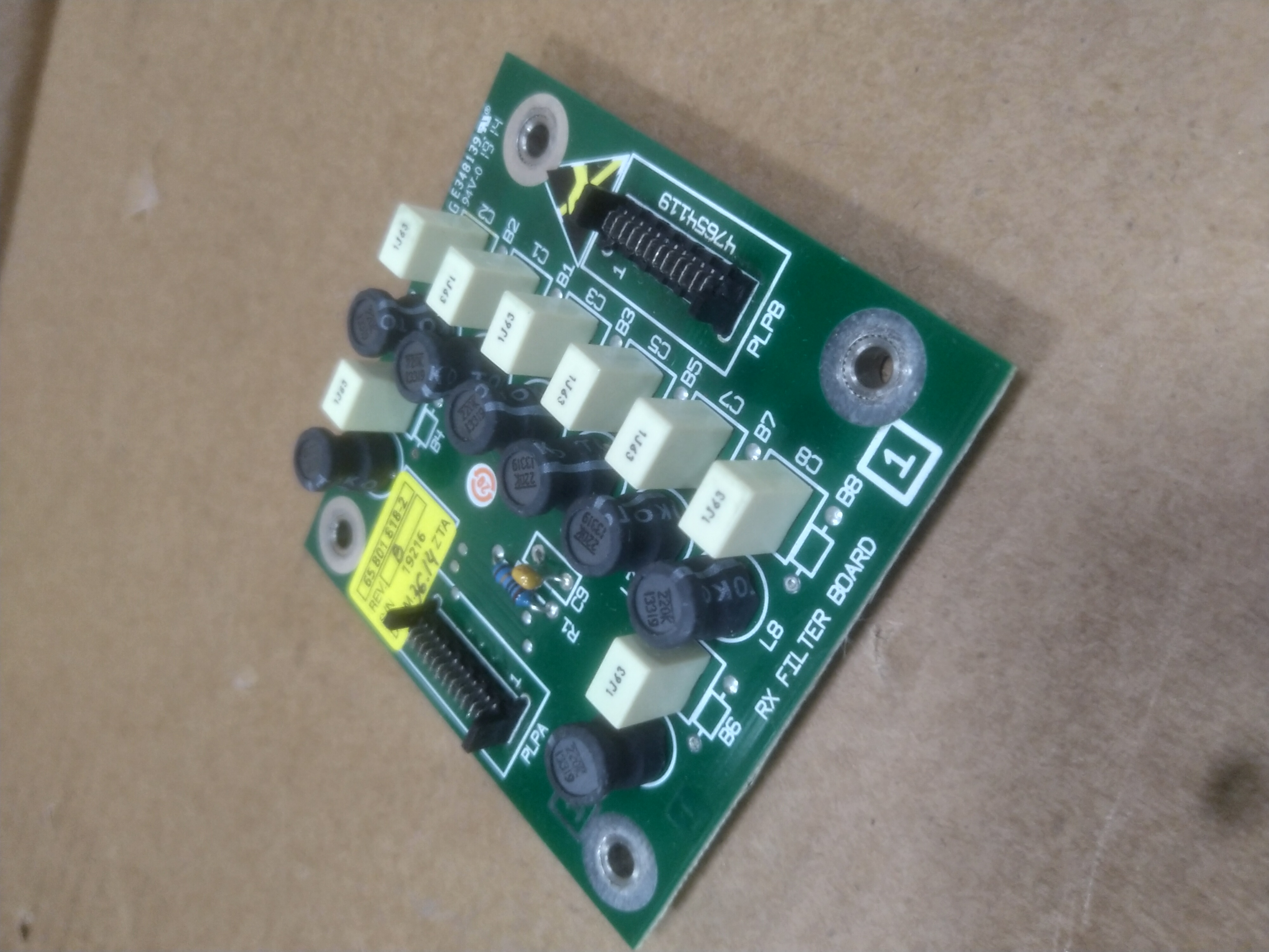Плата Rx filter board p/n: 65801818-2 б.у s.n 19216 на проверку