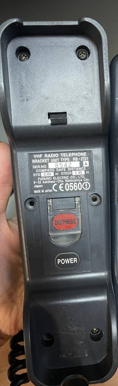VHF Radio Telephone Type 2721 bracket unit RB-2721 s.n 8542, б.у, на проверку
